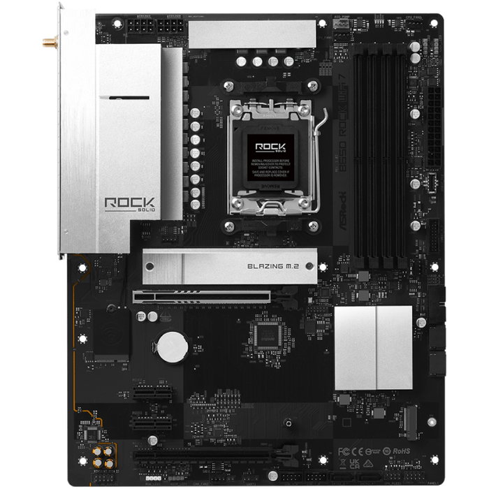 ASRock B650 Rock WiFi 7 DDR5 PCIe 5.0 Socket AM5